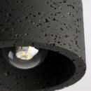 Helnys Black Stone LED Ceiling Lights - Nordic Modern Wood Canopy Ceiling Lamp