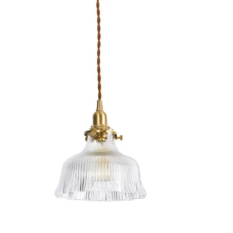 Helnys Nordic Glass LED Pendant Lamp for Coffee Bedroom Living Room