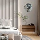 Helnys Round Bulgari Stone LED Wall Lamp Bedside Lighting