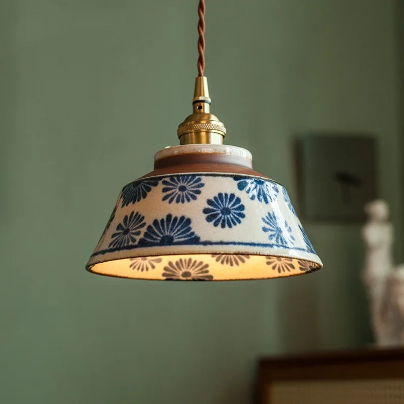 Helnys Nordic Modern LED Pendant Lights 4W Ceramic Beside Lamp