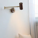 Helnys Nordic LED Swing Arm Wall Light for Bathroom and Bedroom