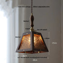 Helnys Nordic Copper Socket Wood LED Pendant Light for Dining Room