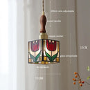 Helnys Glass LED Hanging Light Copper Socket Modern Pendant Lamp