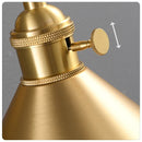 Helnys Copper LED Wall Lights with Pull Chain Switch for Indoor Home Lighting