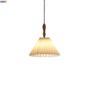 Helnys LED Pendant Lights PMMA Shade Chandelier Hanging Lamp for Reading Cafe Hotel
