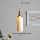 Helnys Nordic LED Pendant Lights Living Room Coffee Flower Hanging Lamp