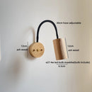 Helnys LED Wooden Wall Lamp Indoor Art Stair Light Bathroom Mirror Light