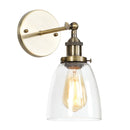 Helnys LED Wall Lamp Single Arm Glass Iron Vintage Retro Stair Light