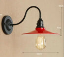 Helnys Antique White Vintage Wall Sconce LED Light Industrial Retro Loft Stair Bedroom