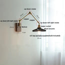 Helnys LED Swing Arm Wall Lamps Nordic Modern Ceramic Stair Light