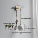 Helnys LED Wall Lamp White Ball Luxury Interior Lighting Fixtures