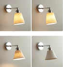 Helnys Modern Ceramic Wall Light with Pull Chain Switch