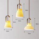 Helnys Ceramic LED Pendant Light - Japanese Style Nordic Hanging Fixture