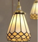 Helnys Blue Glass Pendant Lights - Bedroom Dinning Living Room Lighting Fixtures