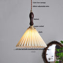 Helnys White Cloth LED Pendant Lights Japan Style Hanging Lamp