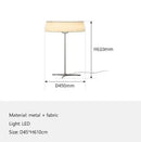 Helnys Modern Fabric Floor Lamp for Home Decor