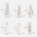 Helnys Nordic Plastic Vase Flower Pot Modern Home Decor Ornaments