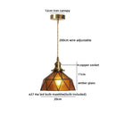 Helnys Lotus Leaf Flower Glass Pendant Lamp - Nordic Modern Hanging Lights