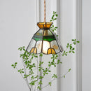 Helnys Glass Brass Pendant Lamp Adjustable LED Light for Kitchen Bar Balcony Loft