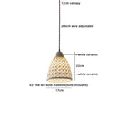 Helnys Ceramic LED Pendant Lights for Restaurant Corridor and Bar Industrial Decor