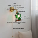 Helnys Glass Up Down Rotate LED Wall Lamp - Modern Nordic Colorful Light