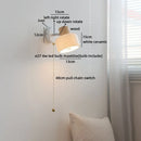 Helnys Nordic LED Wall Sconce Up Down Rotate Ceramic Indoor Light