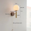 Helnys Moon Jupiter Copper Wall Lamp - Modern Nordic Home Decor
