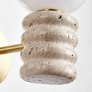 Helnys Japanese Style LED Wall Lamp White Glass Bathroom Mirror Light