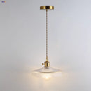 Helnys Glass LED Pendant Light: Modern Nordic Design, Knob Switch, Adjustable Hanging Lamp