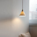 Helnys Nordic Ceramic White Copper Pendant Lamp - Modern LED Decor Fixture