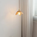 Helnys Amber Glass LED Pendant Light - Japan Style Hanging Lamp