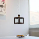 Nordic Modern LED Pendant Light with Wood and Glass Lampshade by Helnys