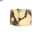 Helnys Square Bulgari Stone Wall Light for Living Room and Bedroom