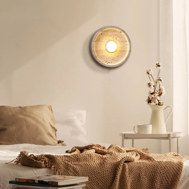 Helnys LED Wall Lamp Pull Chain Modern Bathroom Mirror Light