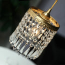 Helnys Crystal Chandelier Pendant Light - Japan Style LED Luxury Hanging Lamp