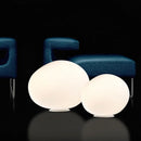 Helnys Cobblestone Glass Table Lamp for Living Room Bedroom Study Desk