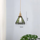 Helnys Modern Nordic Glass Copper LED Pendant Lights for Dining Room & Bedroom