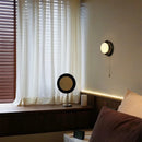 Helnys Wooden Stair LED Wall Light, Ash Wood Glass Ball Luminaria De Parede