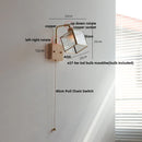 Helnys Rotatable Brass LED Wall Lights Nordic Modern Stair Light