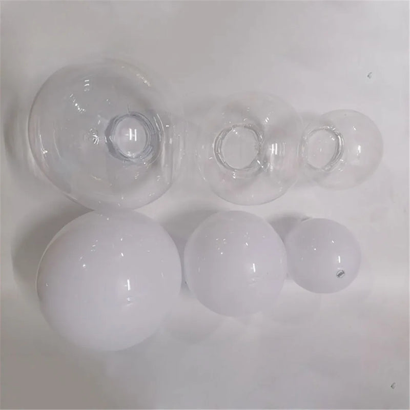 Helnys Acrylic Replacement Globe Lampshade for Post Pillar Lamp - Transparent