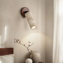 Helnys Modern Nordic LED Wall Light Yellow Travertine Wall Lamp