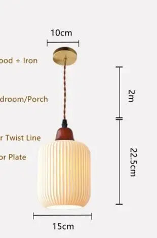 Helnys Green Glass Pendant Light for Bedroom, Dinning, Living Room