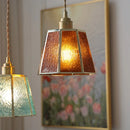 Helnys Copper Glass LED Pendant Lamp Nordic Modern Simple Hanging Light