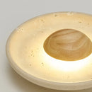 Helnys LED Wall Light Yellow Stone Wood Modern Nordic Lamparas