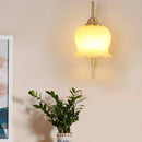 Helnys Nordic LED Wall Lights Copper Bedside Lamp Sconce