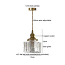 Helnys Crystal Glass LED Pendant Lights - Japan Style Hanging Lamp Fixtures