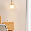 Helnys Nordic Glass LED Wall Light with Pull Chain Switch - Stylish Sconce for Home Decor