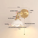 Helnys Adjustable LED Wall Sconce Lamp - Nordic Modern Design