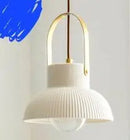 Helnys Nordic LED Pendant Lights Ceramic Hanging Lamp for Home Indoor Decor