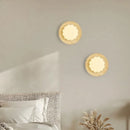 Helnys Yellow Travertine LED Wall Lamp Nordic Modern Interior Light